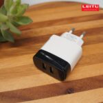 شارژر دیواری لیتو مدل LH - 8 به همراه کابل تبدیل USB-C