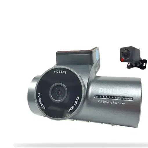 دوربین ثبت وقایع خودرو فیلیپس مدل Philips CVR700 با دوربین عقب