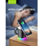 استند و شارژر وایرلس چندکاره باوین Bavin PC1033 توان 15 وات با قابلیت شارژ اپل واچ - Image 2