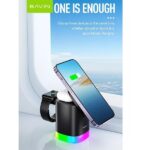 استند و شارژر وایرلس چندکاره باوین Bavin PC1033 توان 15 وات با قابلیت شارژ اپل واچ - Image 4