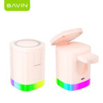 استند و شارژر وایرلس چندکاره باوین Bavin PC1033 توان 15 وات با قابلیت شارژ اپل واچ - Image 6